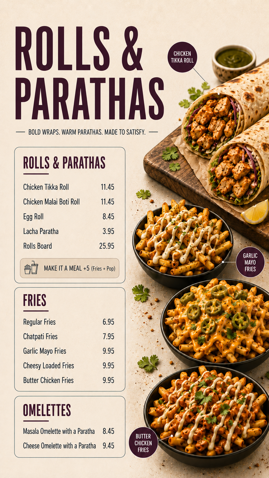 Rolls & Paratha
